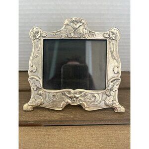 Vintage Gorham Pewter YC2157 Art Nouveau Frame Floral 5-1/4 x 5-1/4"